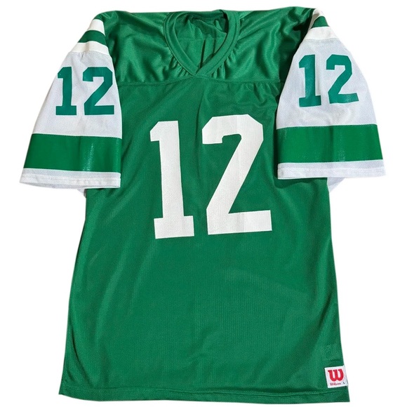 Vintage Wilson Authentic New York Jets Joe Namath Autographed Jersey (Size L)